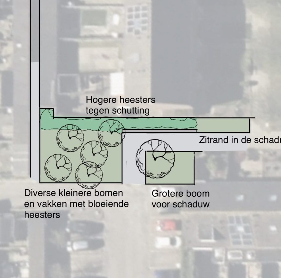 Online tuinschets van Beewilding Met een online tuinschets van Beewilding krijg je een digitale schets toegestuurd, waarmee je direct jouw tuin kunt vergroenen.