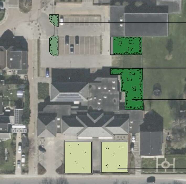 Groeninrichtingsplan voor openbaar groen Beewilding maakt groenontwerpen, beplantingsplannen, erfinrichtingsplannen en landschappelijke inrichtingsplannen voor meer natuur.